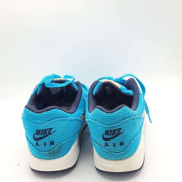 Nike Air Max 1 PRM Corduroy Men\'s Baltic Blue Sesame FB8915-400 size 11 main image 4
